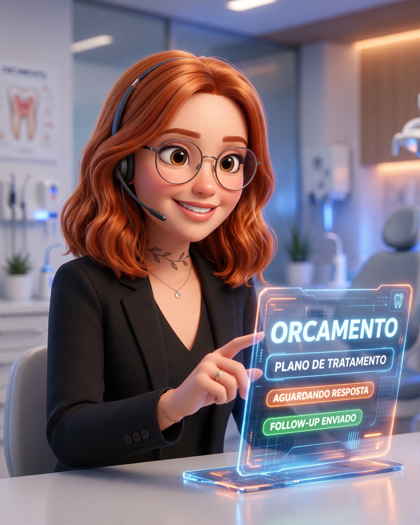 O orçamento parado que ela retoma sozinha
